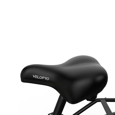 Bicicleta eléctrica Velopro C1 con batería de 36 V y 13 Ah y transmisión Shimano de 7 velocidades - negra