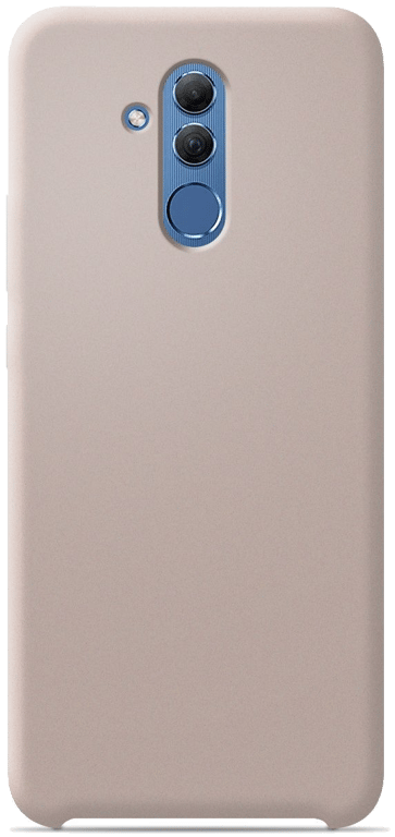 Coque silicone unie compatible Soft Touch Sable rosé Huawei Mate 20 Lite