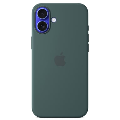 Apple Coque en silicone avec MagSafe pour iPhone 16 Plus - Vert lacustre Apple (brand) iPhone 16 Plus