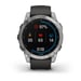 Reloj GPS conectado - GARMIN - F?nix 7 - Plata con correa gris