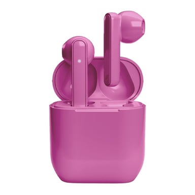 SBS Nubox Casque True Wireless Stereo (TWS) Ecouteurs Appels/Musique USB Type-C Bluetooth Rose