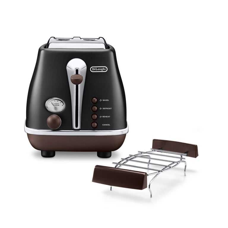 Grille Pain DeLonghi CTOV2103BK – 2 Fentes 900 W Fonction Bagel - vue 7