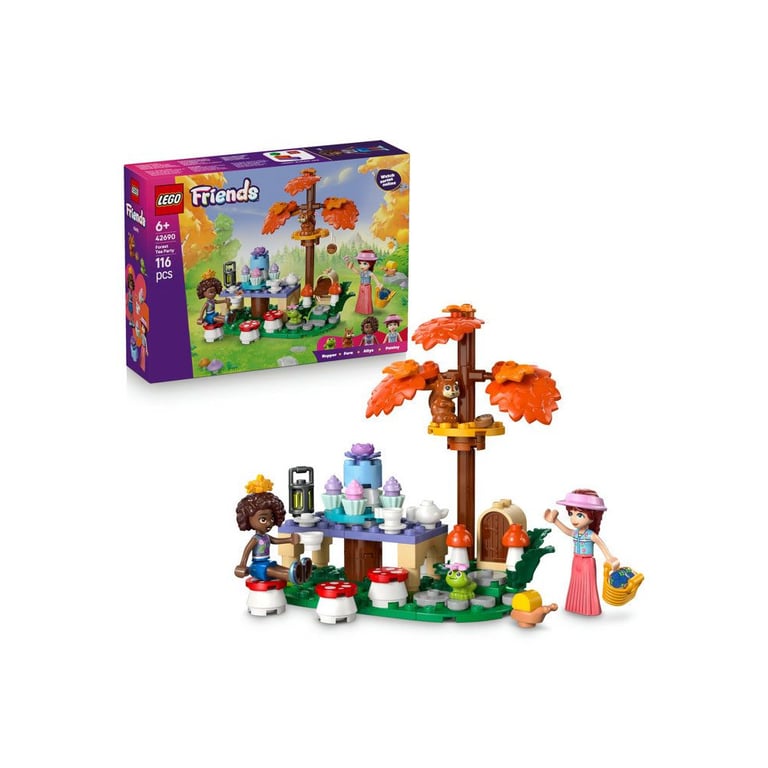 Jeu de construction LEGO Friends 42690 Forest Tea Party avec minidolls et animaux 116 pièces Blanc - Neuf