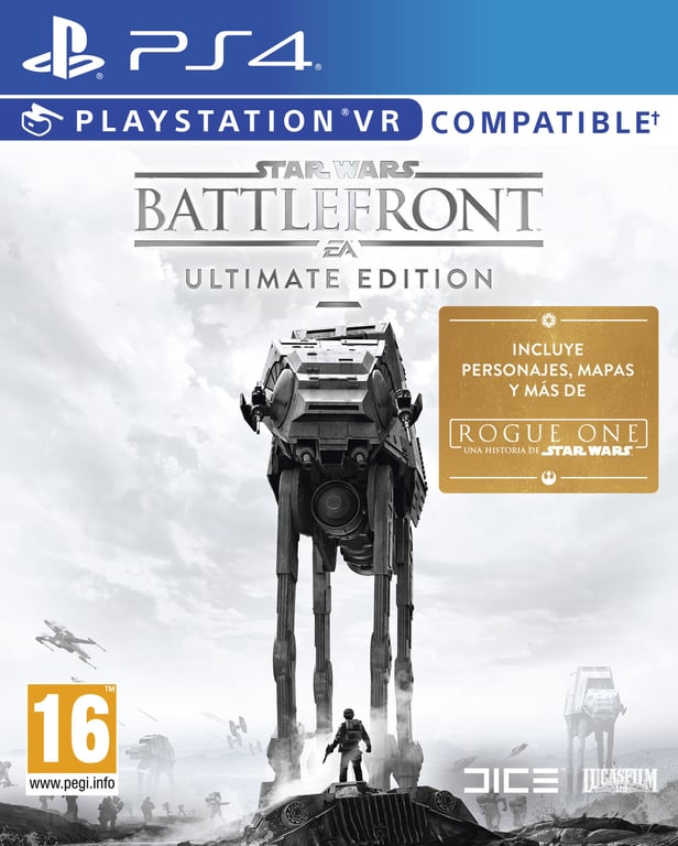 Star Wars Battlefront Ultimate Bundle Allemand Anglais Chinois simplifié Espagnol Français Italien Polonais Portugais Russe PS4 - vue 2