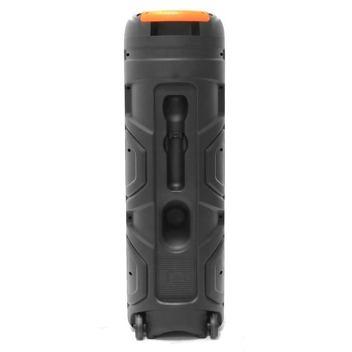 Enceinte karaoké lumineuse INOVALLEY KA129 Bluetooth V5.0 90 cm Haut parleurs 3 x 8'' Micro sans fil inclus - vue 3