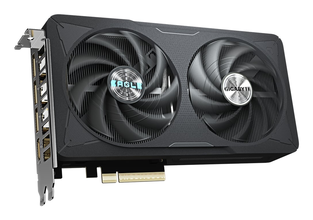 GIGABYTE GeForce RTX 5060 EAGLE OC 8G Carte Graphique - 8GB GDDR7, 128bit, PCI-E 5.0, 2550 MHz Fréquence du cœur, 3 x DisplayPort, 1 x HDMI, GV-N5060EAGLE OC-8GD - Neuf