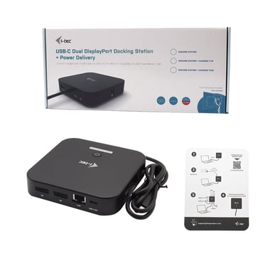 i-tec USB-C Dual Display Docking Station with Power Delivery 100 W