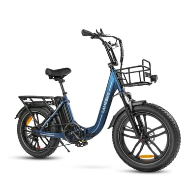 SAMEBIKE C05 Pro Bicicletta elettrica 20'' Fat Tire Step-Through E-Bike per donne Motore 500W Batteria 36V 13Ah