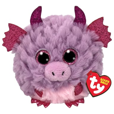 Puffies Spark le Dragon TY - Peluche Magique et Colorée