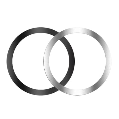 NOSOTROS 2 anillos magnéticos negro/plata; 2 tarjetas de posicionamiento; 2 kits de limpieza; 1 herramienta de ayuda.compatible con Iphone 12/13 y Samsung S10/S20/S21.