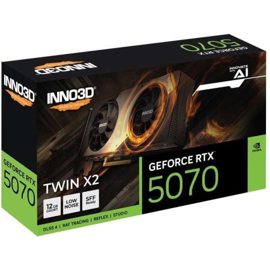 Inno3D Geforce RTX 5070 TWIN X2 Carte graphique GeForce RTX 5070 12 Go GDDR7 PCI Express 5.0 HDMI 3 x DisplayPort - vue 4