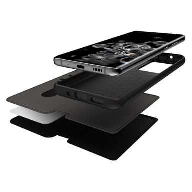 OtterBox Strada Folio Series para Samsung Galaxy S20 Ultra, negro