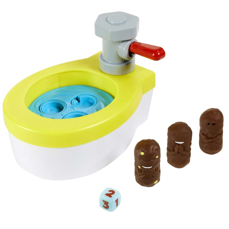 Jeu De Plateau Mattel Games Flushin' Frenzy Trop Plein Pour Enfant Mixte 2 Joueurs Ou Plus - vue 3