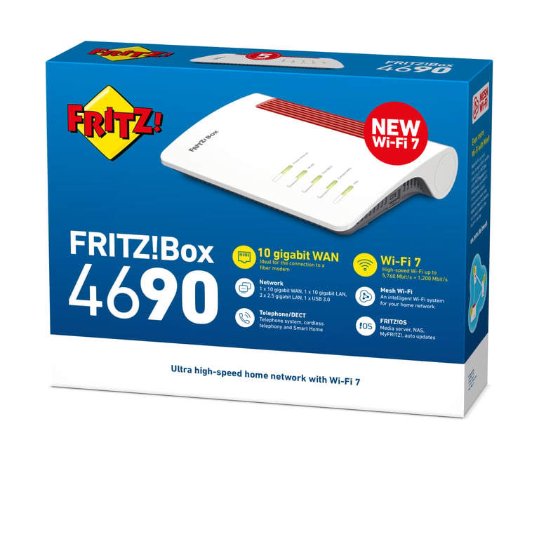 Box FRITZ! 4690 Edition International routeur sans fil Neuf - vue 2