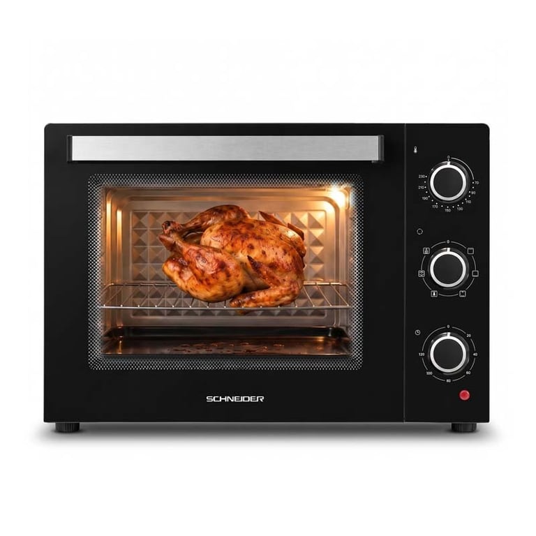 Schneider Four électrique Posable 45l Chaleur Tournante Noir Sceo2345ctb - vue 5