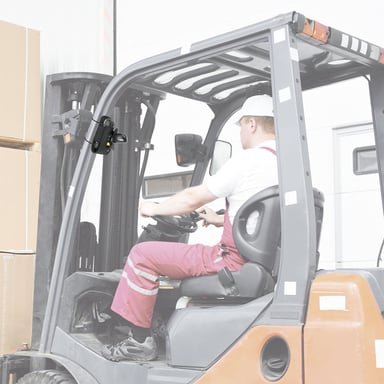 Fondina per terminale d'ingresso pistola con cintura - 95x180x55 - Nero MOBILIS