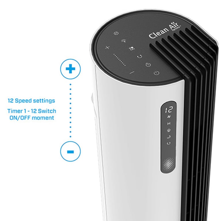 Clean Air Optima Tour ventilateur design CA Smart Oscillation horizontale de 90° Neuf - vue 2