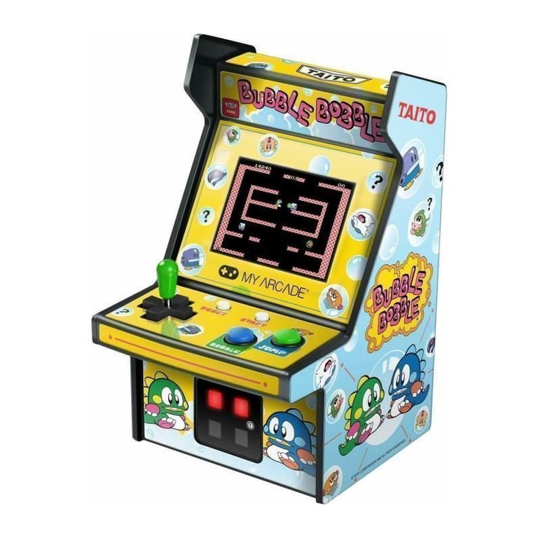 Mini borne d'arcade rétro My Arcade Bubble Bobble Neuf - vue 2