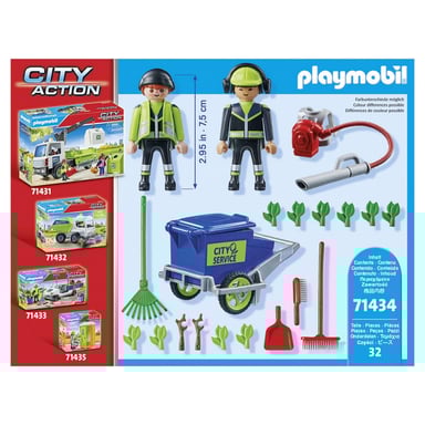 Playmobil 71434 Equipo De Limpieza Urbana