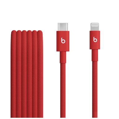 Beats Câble téléphone portable USB-C vers USB-C 1.5 m Rouge pour iPhone - vue 2