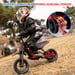 EVERCROSS TECH Moto Eléctrica para Niños 3-12 Años 300W 25KM/H 3 Niveles de Velocidad 12' Neumáticos Ideal Regalo Rojo