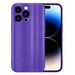 Coque pour Apple iPhone 14 PRO MAX en Brushed Lilas Housse de protection Étui en silicone TPU flexible au design brossé