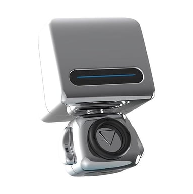 Mob - Astro Speaker - Petit Speaker Portable - Haut Parleur Puissant - Design Fun et Original - Argent
