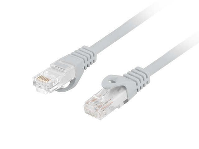 Lanberg PCU6-10CU-0100-S câble de réseau Gris 1 m Cat6 U/UTP (UTP)