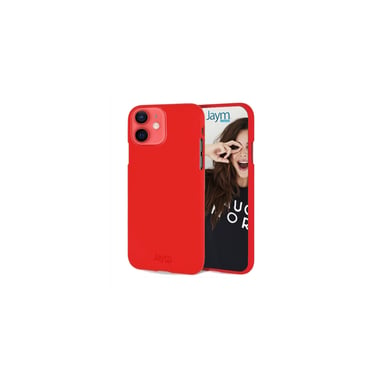 JAYM - Funda de silicona roja Soft Feeling para Apple iPhone 12 Mini (5.4) - Acabado de silicona - Tacto ultra suave