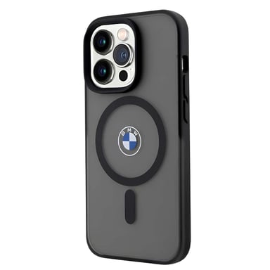 BMW Funda para iPhone 14 Pro Max a prueba de golpes compatible con MagSafe Negro
