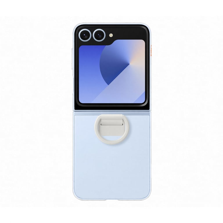 Coque Z Flip6 transparente avec anneau - vue 2