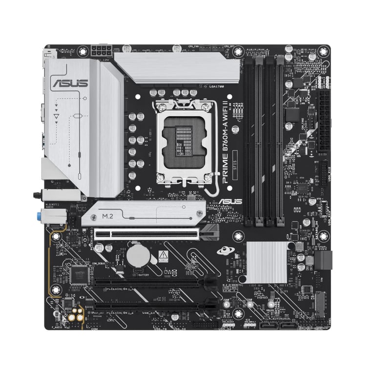 ASUS PRIME B760M A WIFI II Intel B760 LGA 1700 micro ATX - vue 3