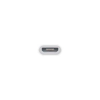 Adaptador Apple Lightning a MicroUSB Blanco MD820ZM/A