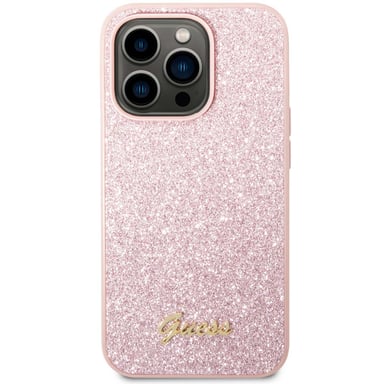 Cover per iPhone 14 Pro Max TPU Glitter Script