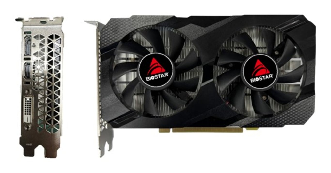 Carte Graphique Biostar Radeon RX 580 – 8 Go GDDR5, Dual Fan, PCIe x16 - vue 2