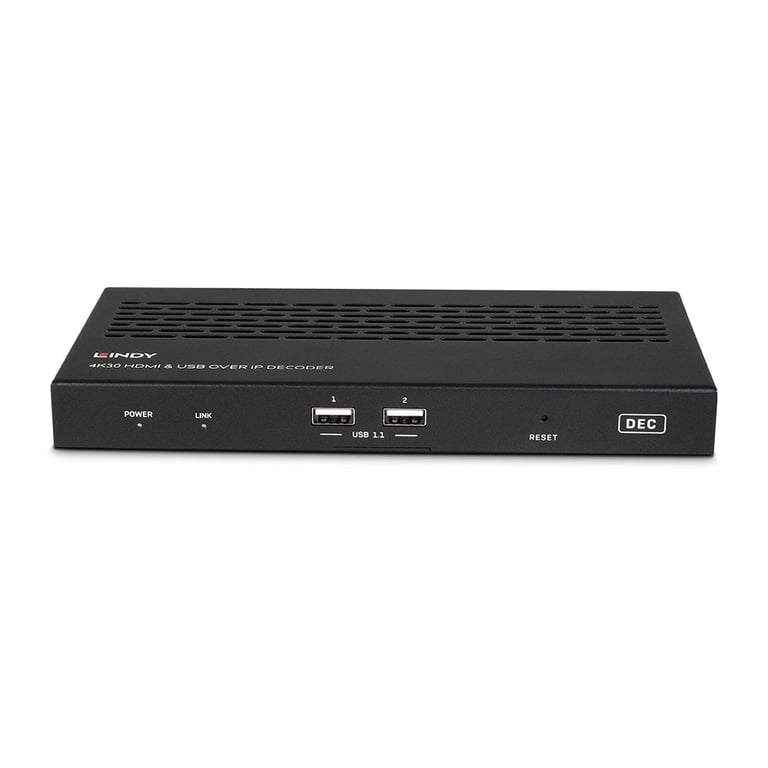 Lindy Système via IP HDMI 4K30 & USB Décodeur Neuf - vue 2
