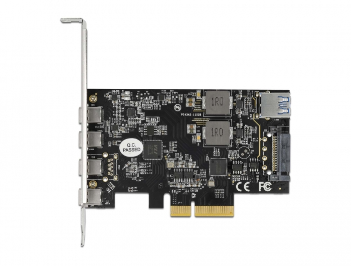 Carte PCI Express DELOCK 4 Ports USB Type C + 1 USB Type A USB 3.2 Gen 2 - vue 2