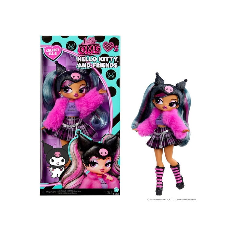 .O. . Surprise! O. .G. Hello Kitty and Friends Kuromi poupée articulée 24 cm 4 modèles à collectionner - vue 3