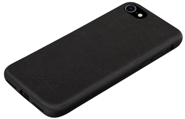 Funda de gamuza Alcantara para Apple iPhone 7/8 /SE 2020/SE 2022, Negro medianoche