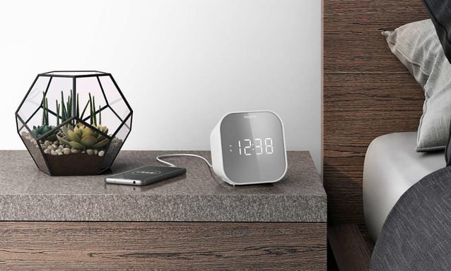 Philips TAR4406/12 réveille-matin Réveil numérique Blanc