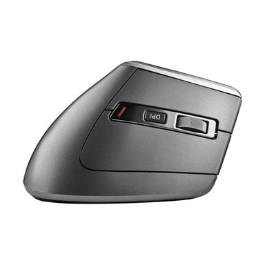 Ratón Ergonómico Inalámbrico por Bluetooth NGS Evo Karma/ Batería recargable/ Hasta 3200 DPI