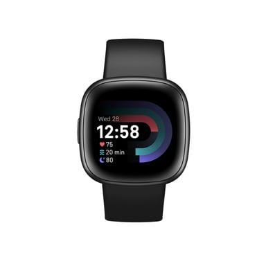 Fitbit Versa 4 Digital Pantalla táctil Grafito GPS (satélite)