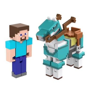 Mattel Minecraft - C 2 Figurines 8 cm (modele aléatoire) - Figurines - Des 6 ans GTT53 - vue 1