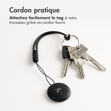 imoshion Wireless Tag - Tracker Bluetooth pour Android - 2 pack - Noir