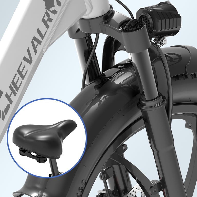 Cheevalry C20 250W Bici Elettrica 20'' Fatbike 48V15AH Bicicletta Elettrica Pieghevole da Montagna