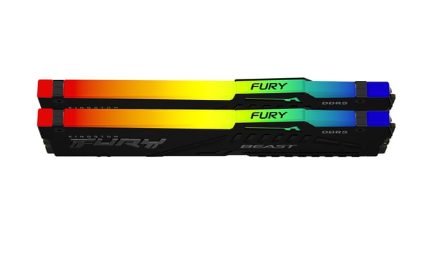 Kingston Technology FURY Beast 64GB 6000MT/s DDR5 CL30 DIMM (Kit de 2) RGB XMP