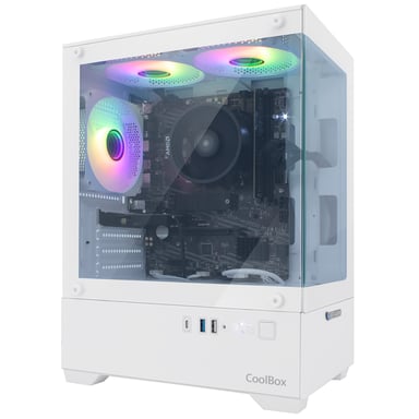 PC Gaming completo - Ordenador Sobremesa DeepGaming Spectre AMD Ryzen 7-5700G/32GB/1TB SSD + Pack Gaming / Windows 11, Bianco
