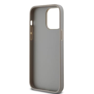 Custodia per iPhone 14 Pro Max Modello ripetuto Tonal Stripe con logo metallico