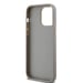 Custodia per iPhone 14 Pro Max Modello ripetuto Tonal Stripe con logo metallico