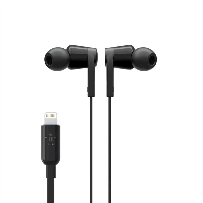 Écouteurs avec fil: Appels & Musique - USB Type-C, Noir